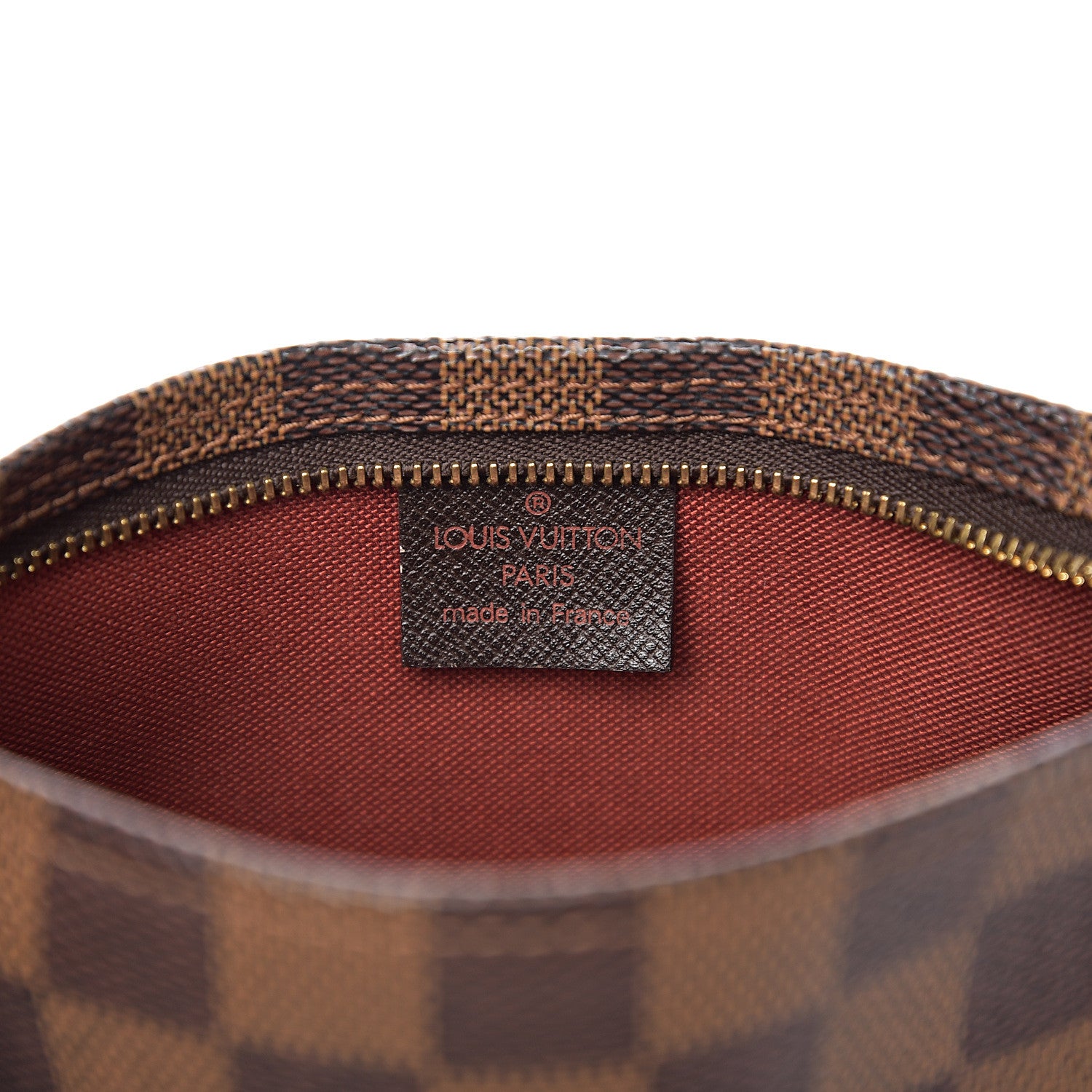 Louis Vuitton Damier Ebene Trousse Make Up Bag Pochette 5 of 9
