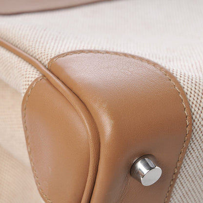Hermes Swift Toile Birkin 35 Biscuit 14 of 38