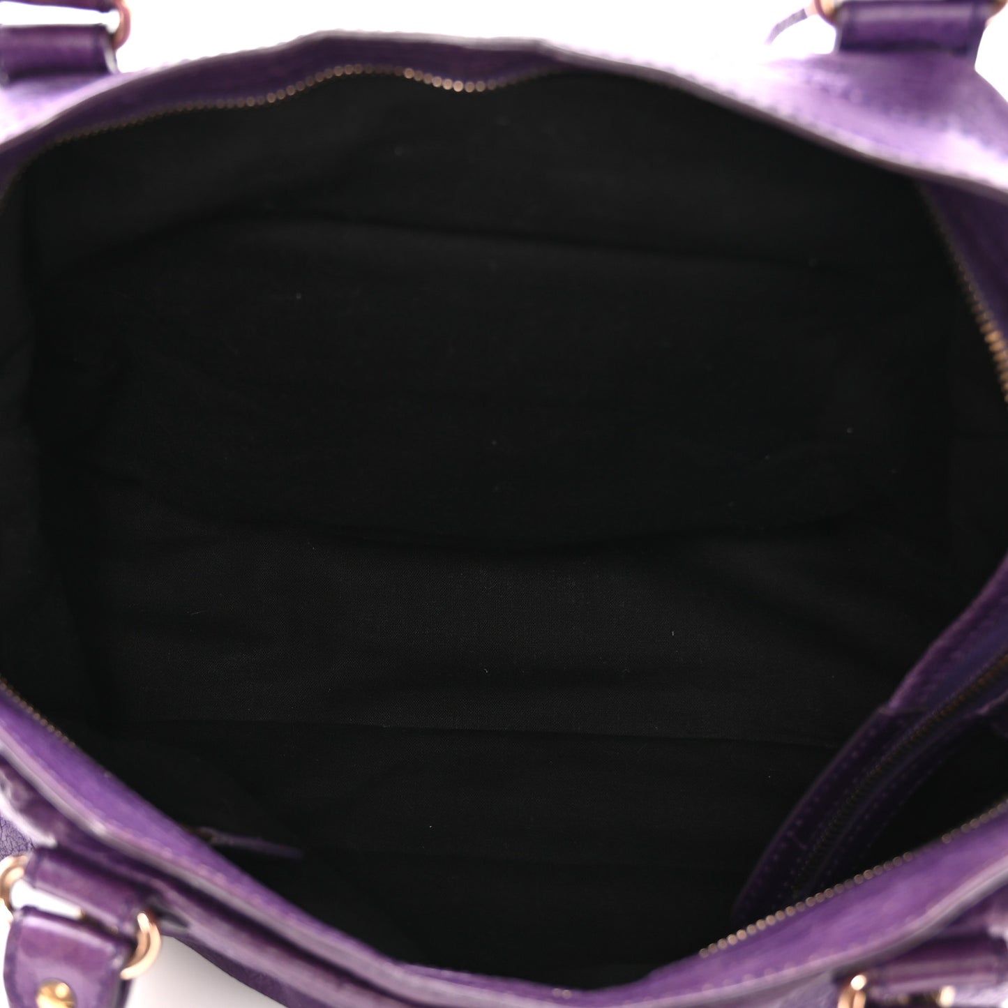 Agneau Giant 12 Rose Gold Hardware City Dark Violet