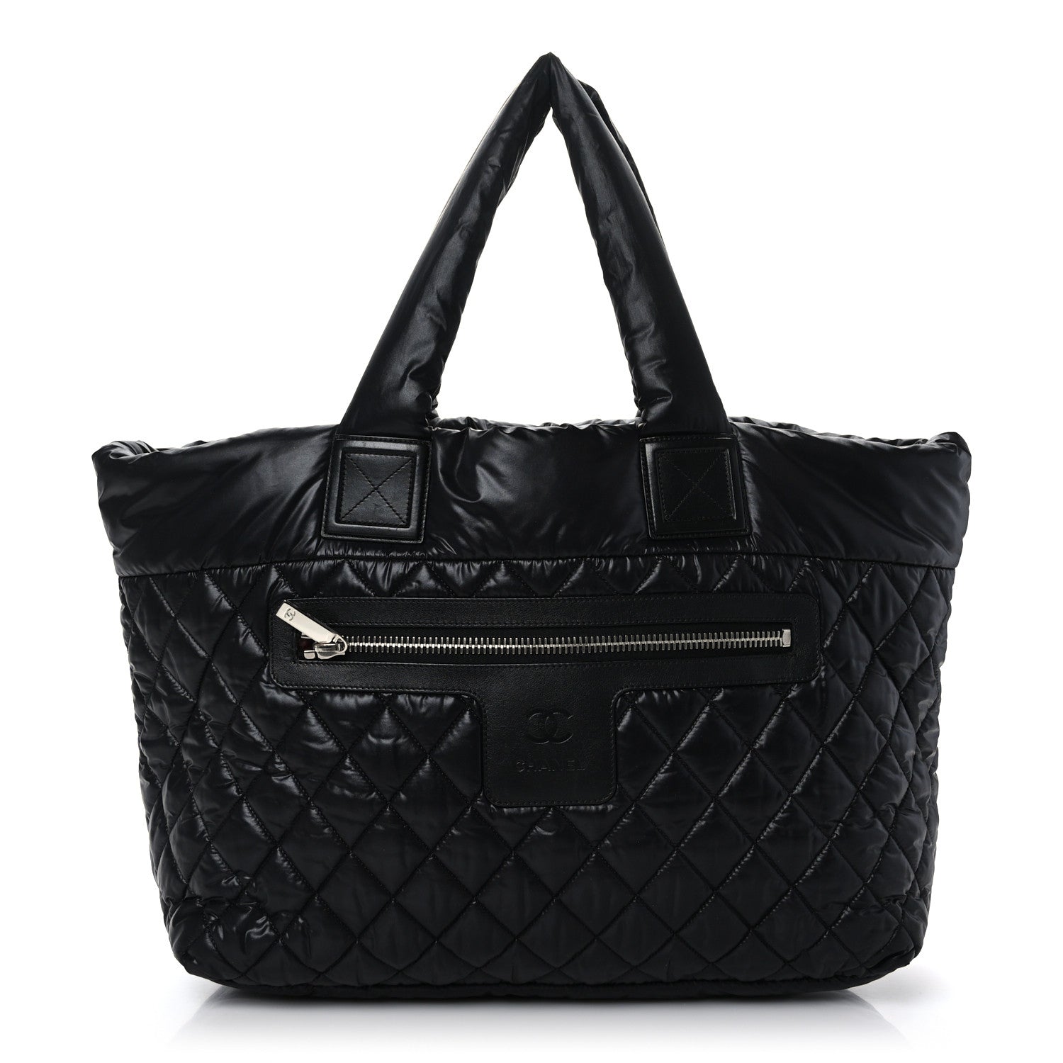 Chanel Nylon Quilted Large Coco Cocoon Tote Black 1 of 9