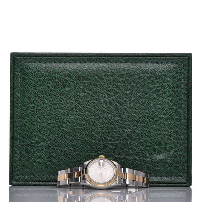 Rolex Stainless Steel 18K Yellow Gold 26mm Oyster Perpetual DateJust Watch Slate Roman 69163 9 of 9