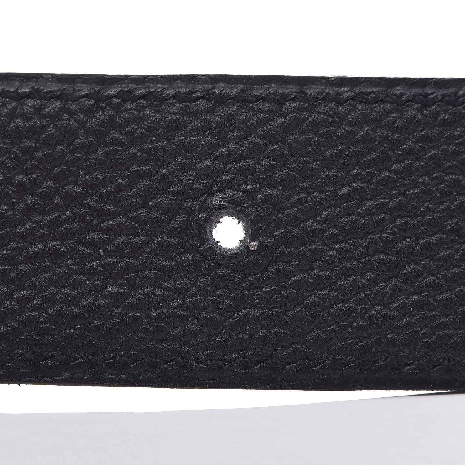 Hermes Togo Box 32mm H Belt 85 Black Rouge H 10 of 18
