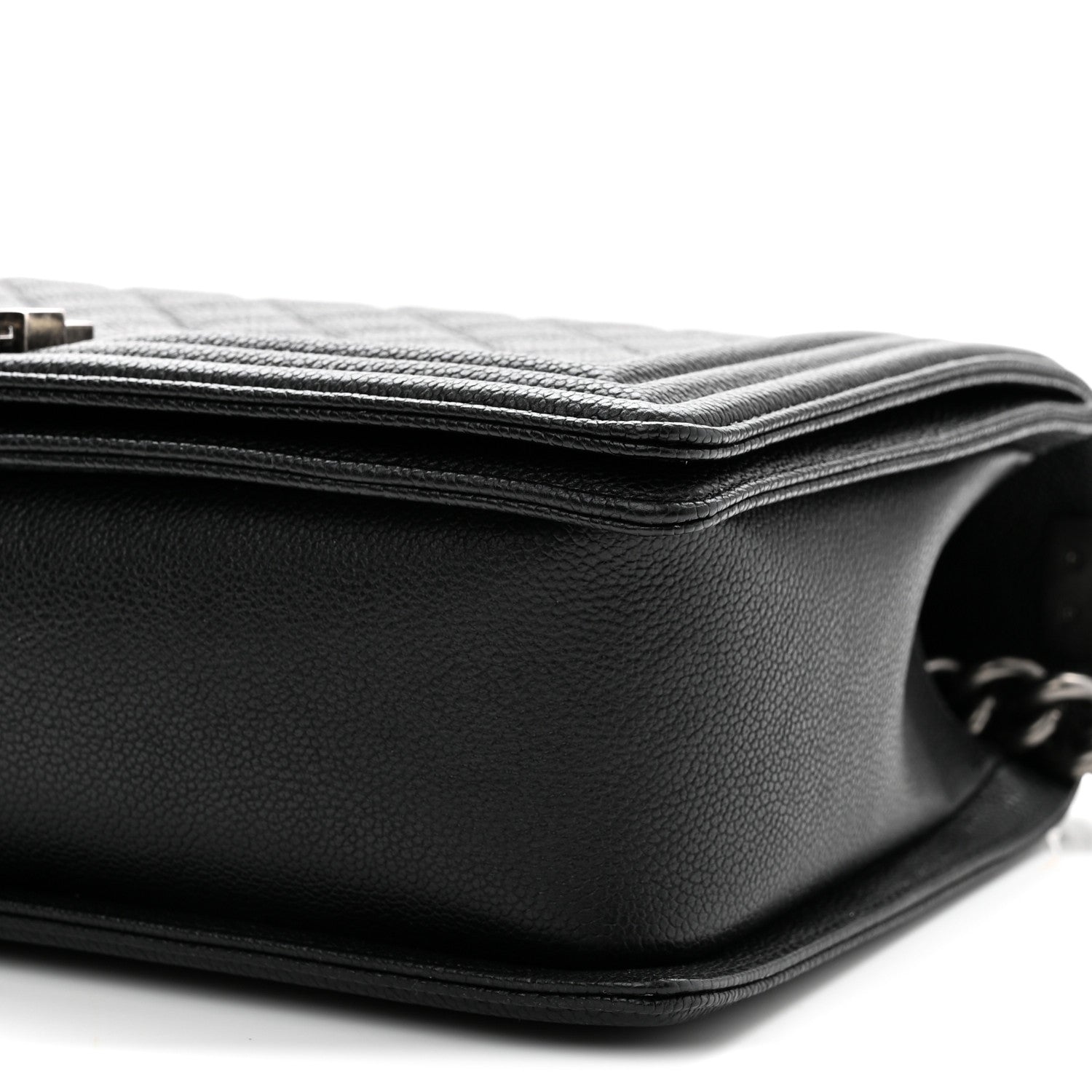 Chanel Caviar Quilted New Medium Boy Flap Black 10 of 11