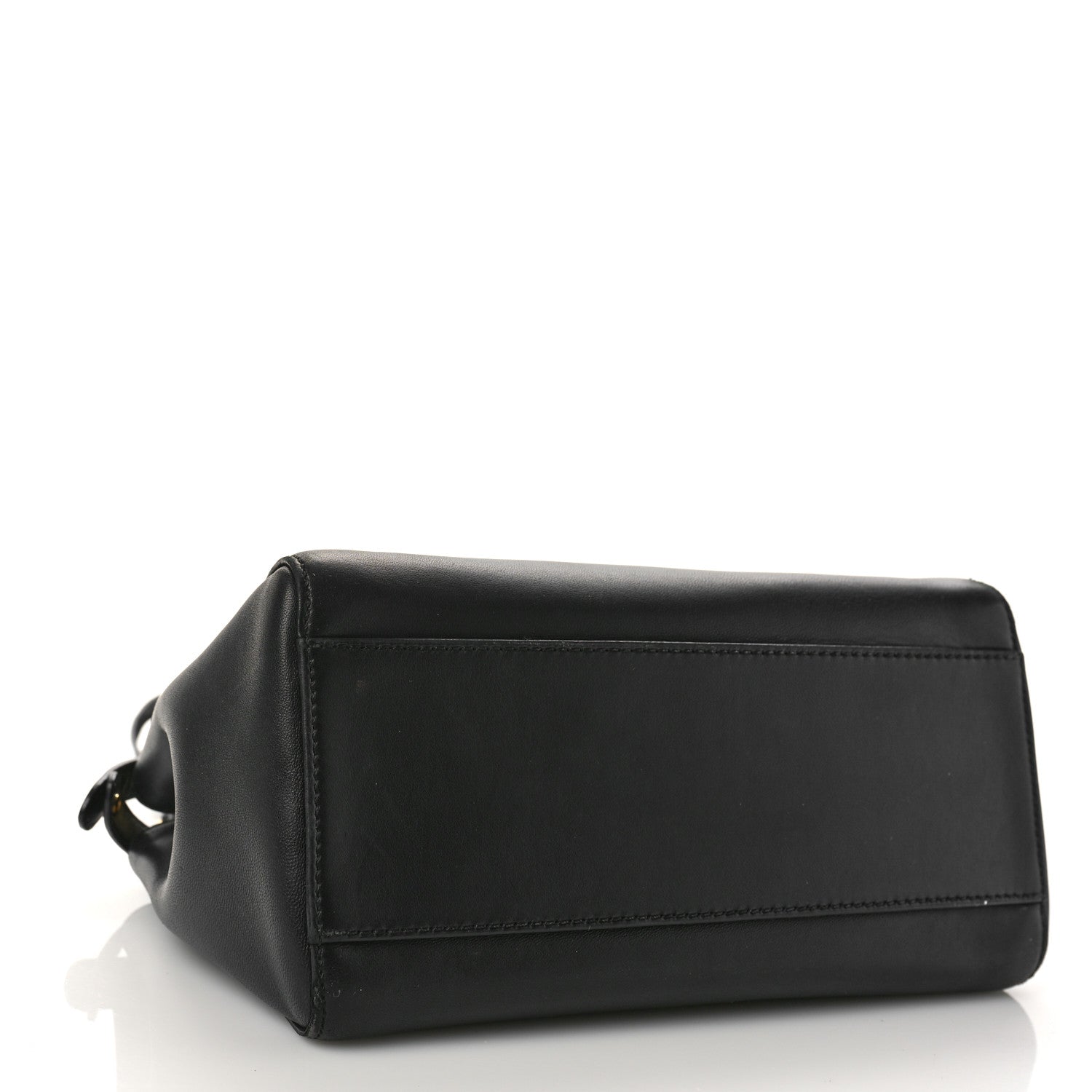 Fendi Nappa Mini Peekaboo Iconic Satchel Black 4 of 8