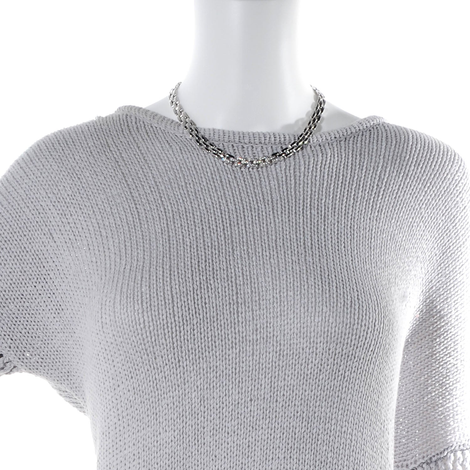 Cartier 18k White Gold Diamond Panthere Maillon Necklace 2 of 5