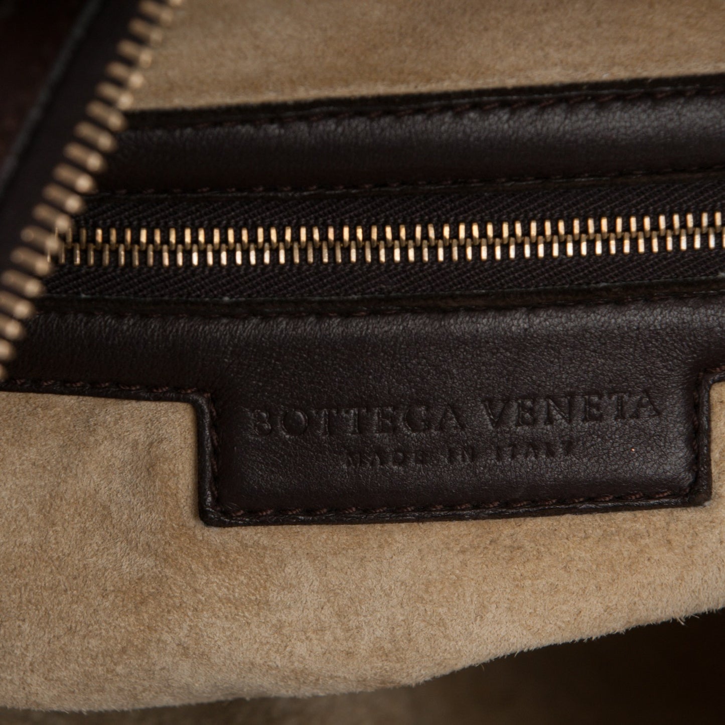 Nappa Intrecciato Hobo Ebano