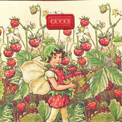 Gucci Coated Canvas Love Parade Kids Strawberry Fairy Tote Multicolor 9 of 13