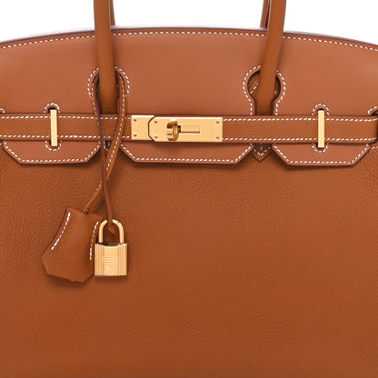 Hermes Togo Swift Canvas 3 in 1 Birkin 30 Gold 9 of 14