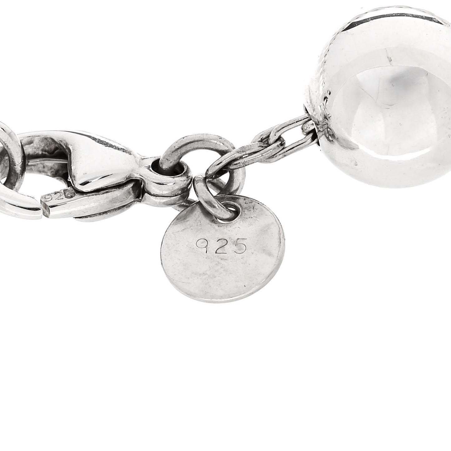 Sterling Silver 10mm HardWear Ball Bracelet