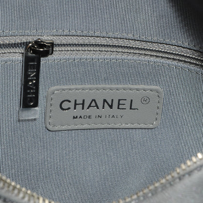 Chanel Metallic Lambskin Plexiglass Evening Art Flap Silver 6 of 7