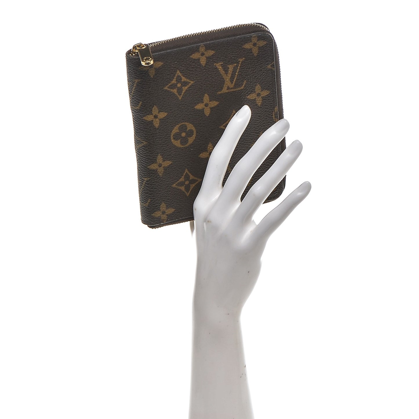 Monogram Zipped Passport Holder Wallet