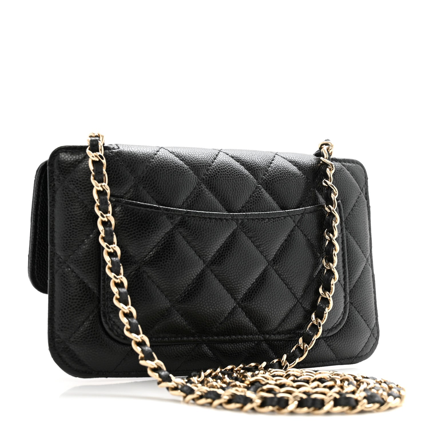 Chanel Caviar Fabric Graffiti Foldable Tote Bag With Chain Black Multicolor 5 of 20