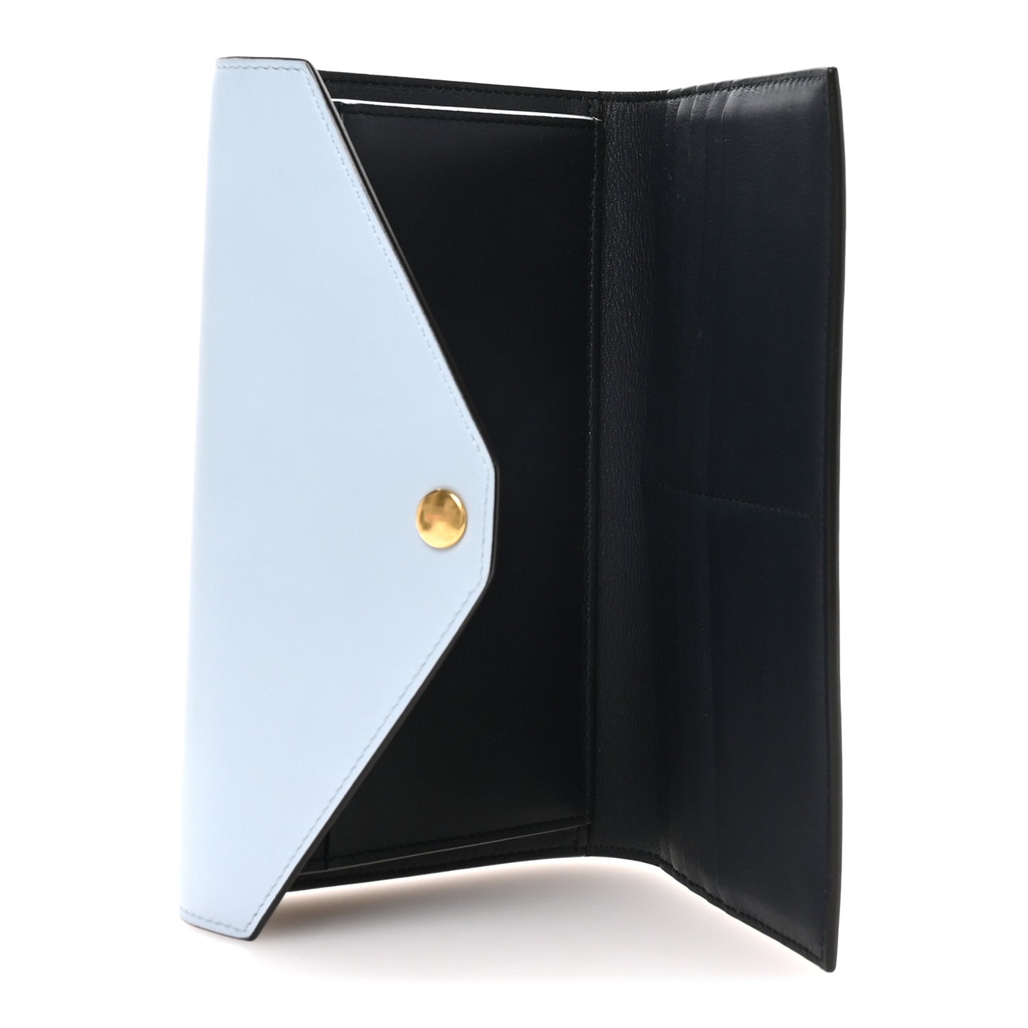 Celine Liege Calfskin Pocket Tri-Fold Multifunction Envelope Flap Wallet Mineral Multicolor 5 of 7