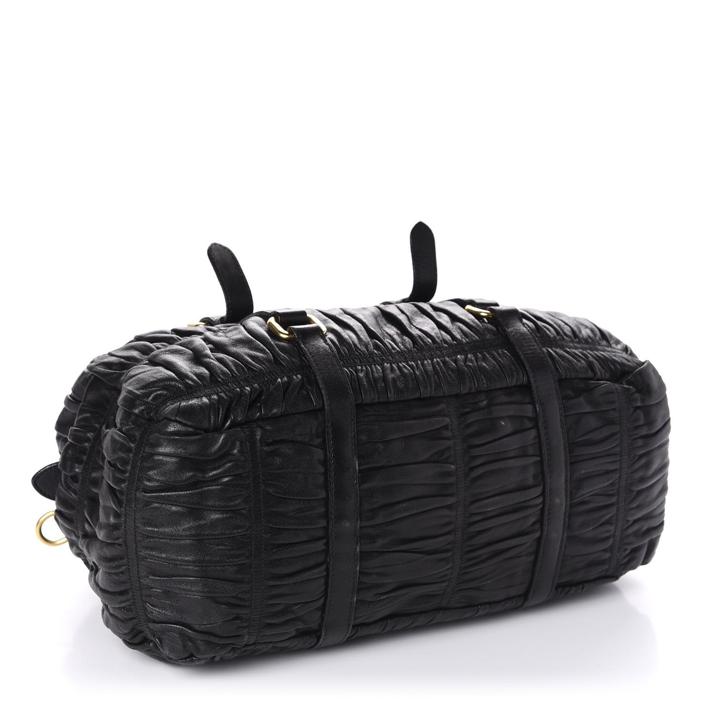 Nappa Gaufre Tote Black