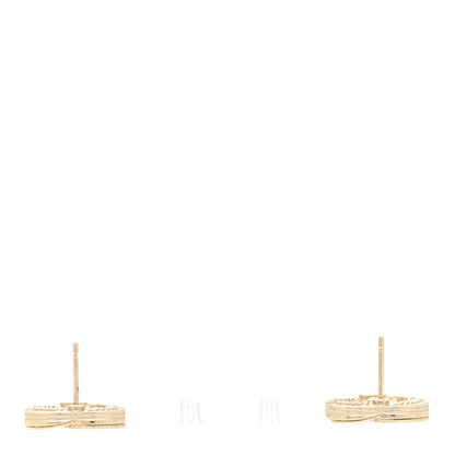 Chanel Pearl CC Earrings Gold 3 of 4