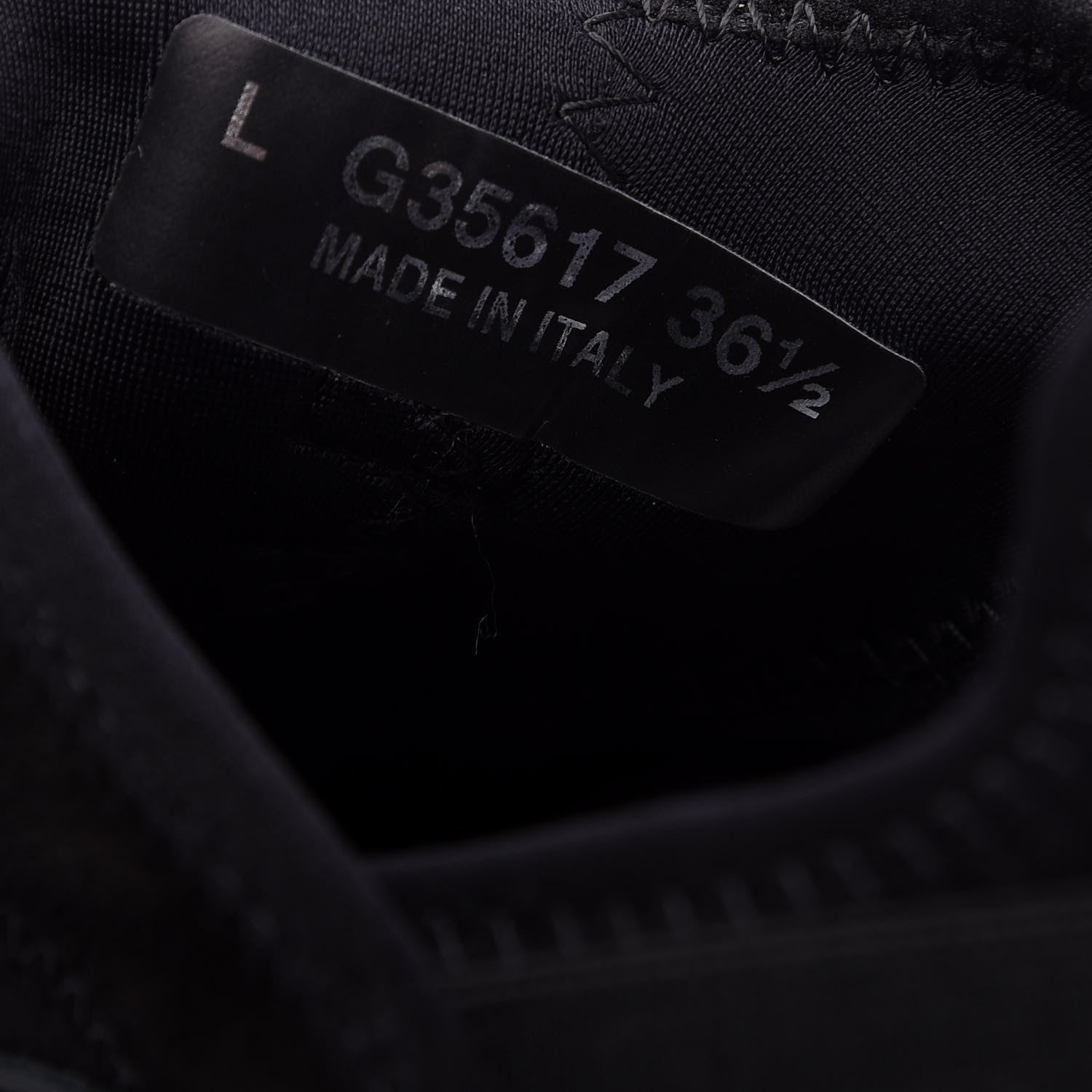 Chanel Velvet Calfskin Mixed Fibers CC Sneakers 36.5 Black 9 of 9