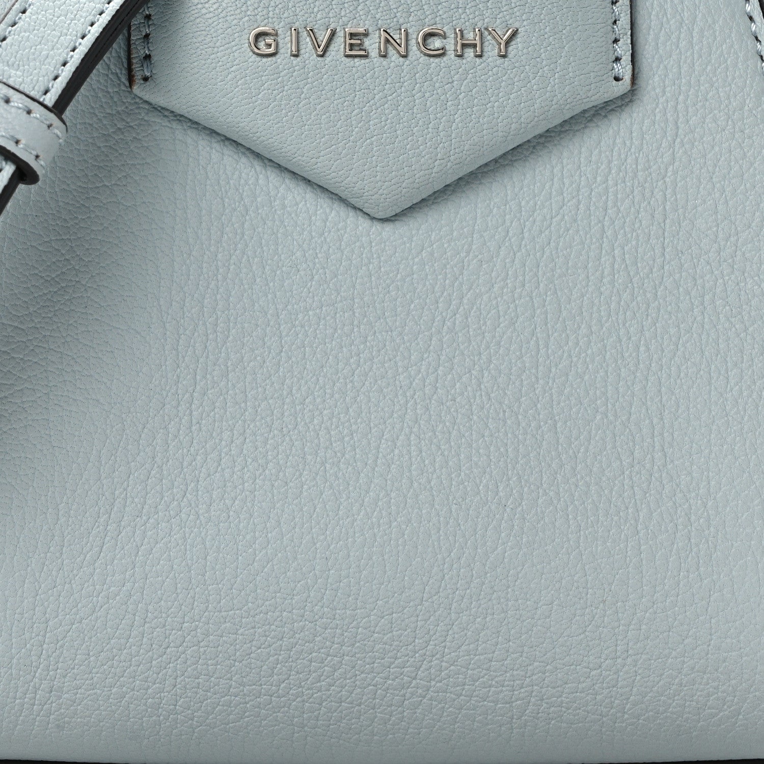 Givenchy Sugar Goatskin Nano Antigona Ice Blue 7 of 9