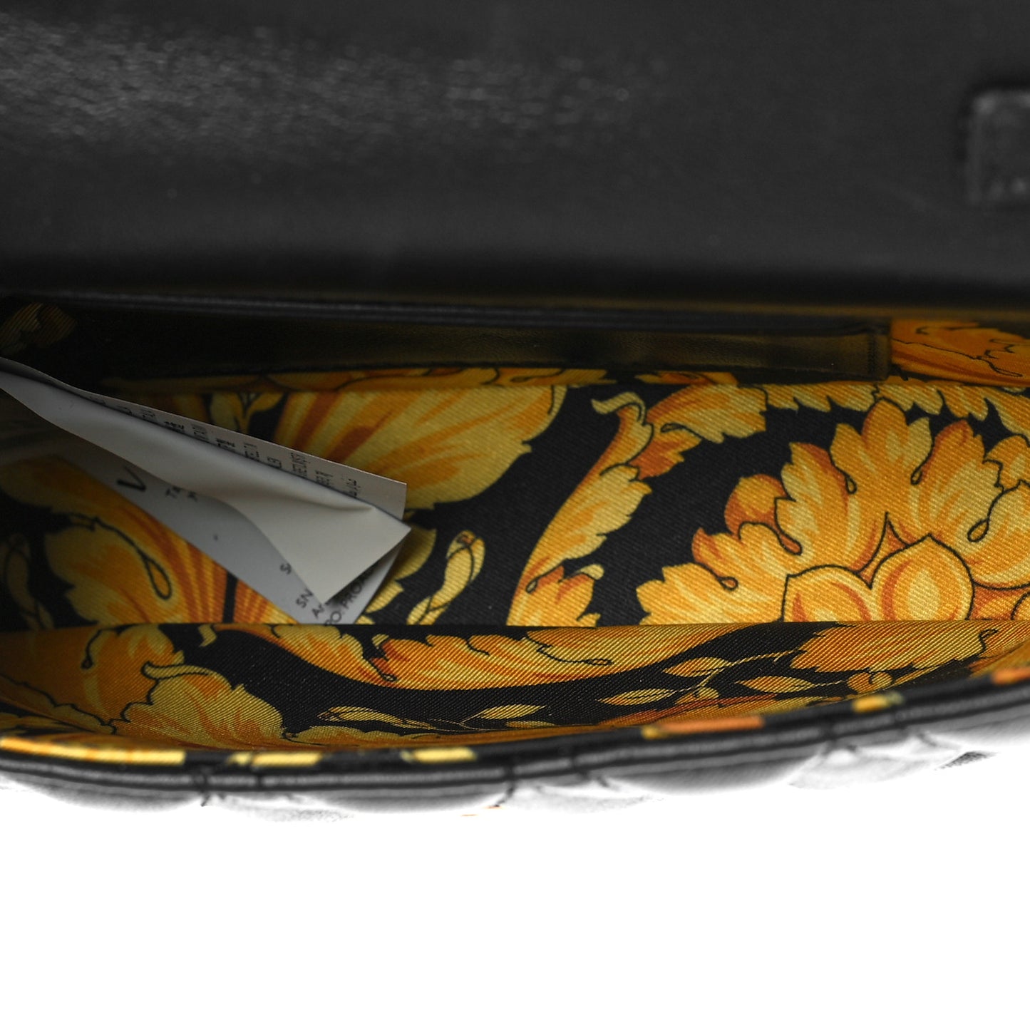 Nappa Quilted Virtus Evening Bag Black