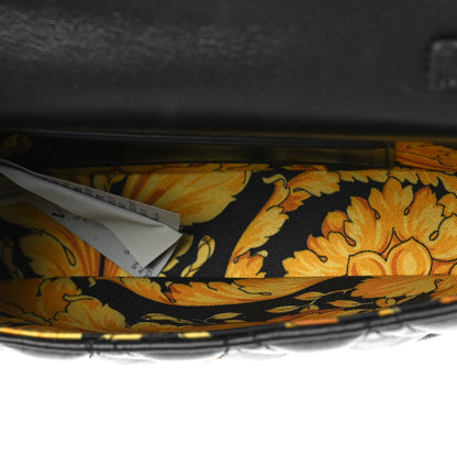 Versace Nappa Quilted Virtus Evening Bag Black 5 of 9