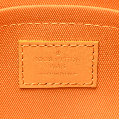 Louis Vuitton Grained Calfskin Aerogram City Keepall Safran Yellow 6 of 12