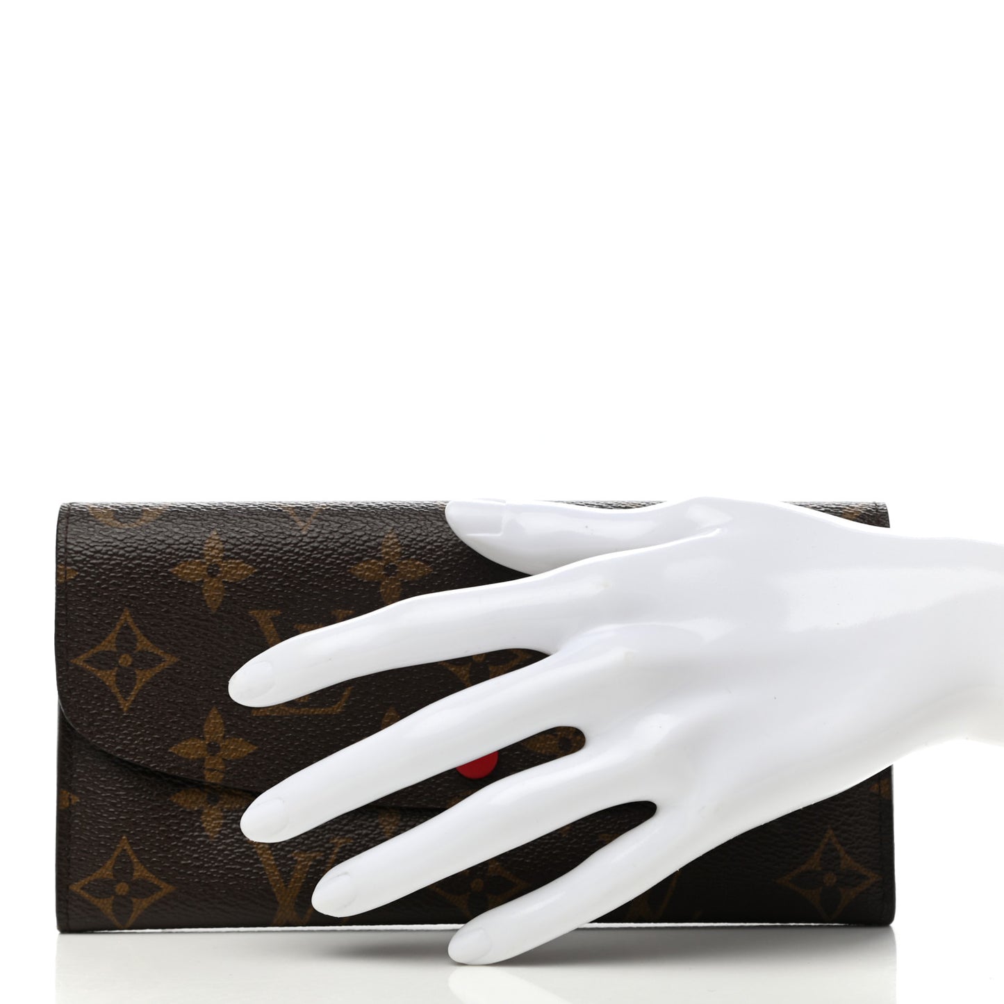 Monogram Emilie Wallet Red