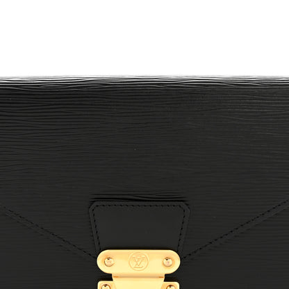 Louis Vuitton Epi Pochette Sellier Dragonne Clutch Black 8 of 13