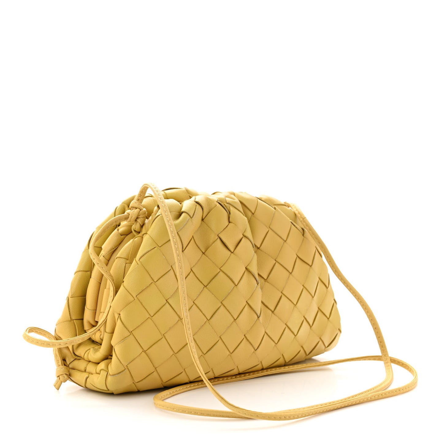 Nappa Intrecciato The Mini Pouch Buttercup