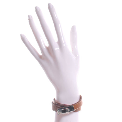 Hermes Natural Barenia Kelly Double Tour Bracelet Small 2 of 5