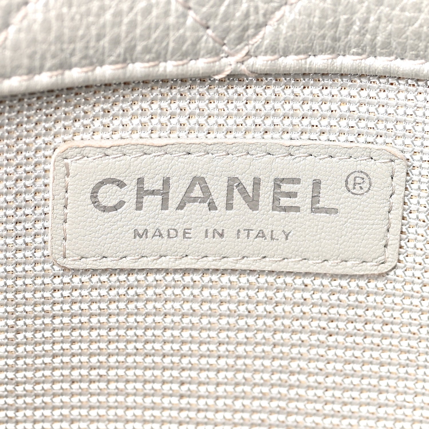Chanel Metallic Calfskin Quilted XXL Travel Flap Bag Silver 6 of 10