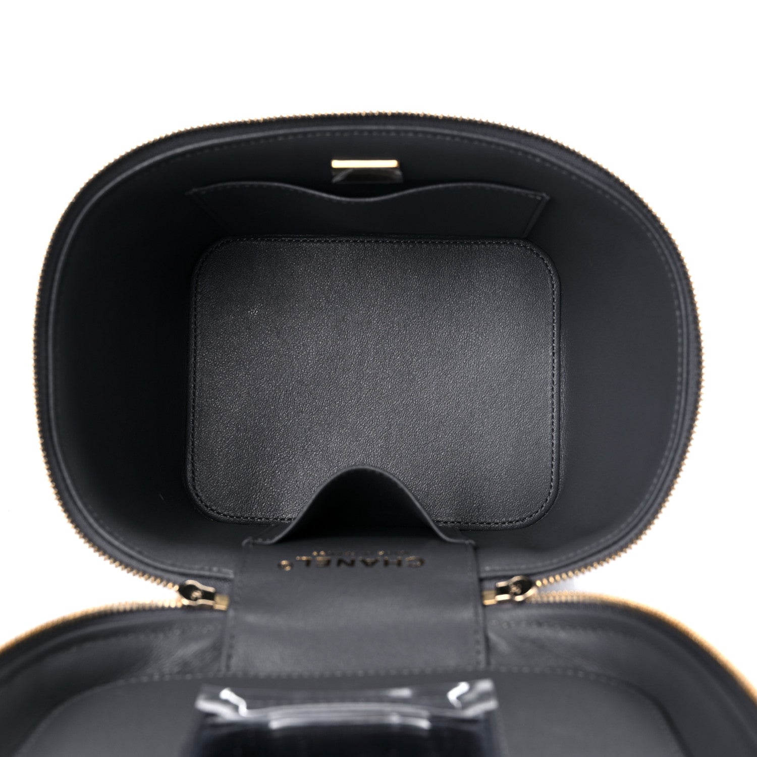 Chanel Caviar Quilted Small Top Handle Vanity Case With Chain Dark Grey 4 of 8