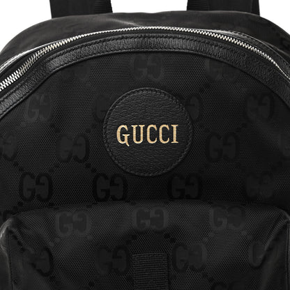 Gucci Econyl Nylon Monogram Off The Grid Backpack Black 9 of 11