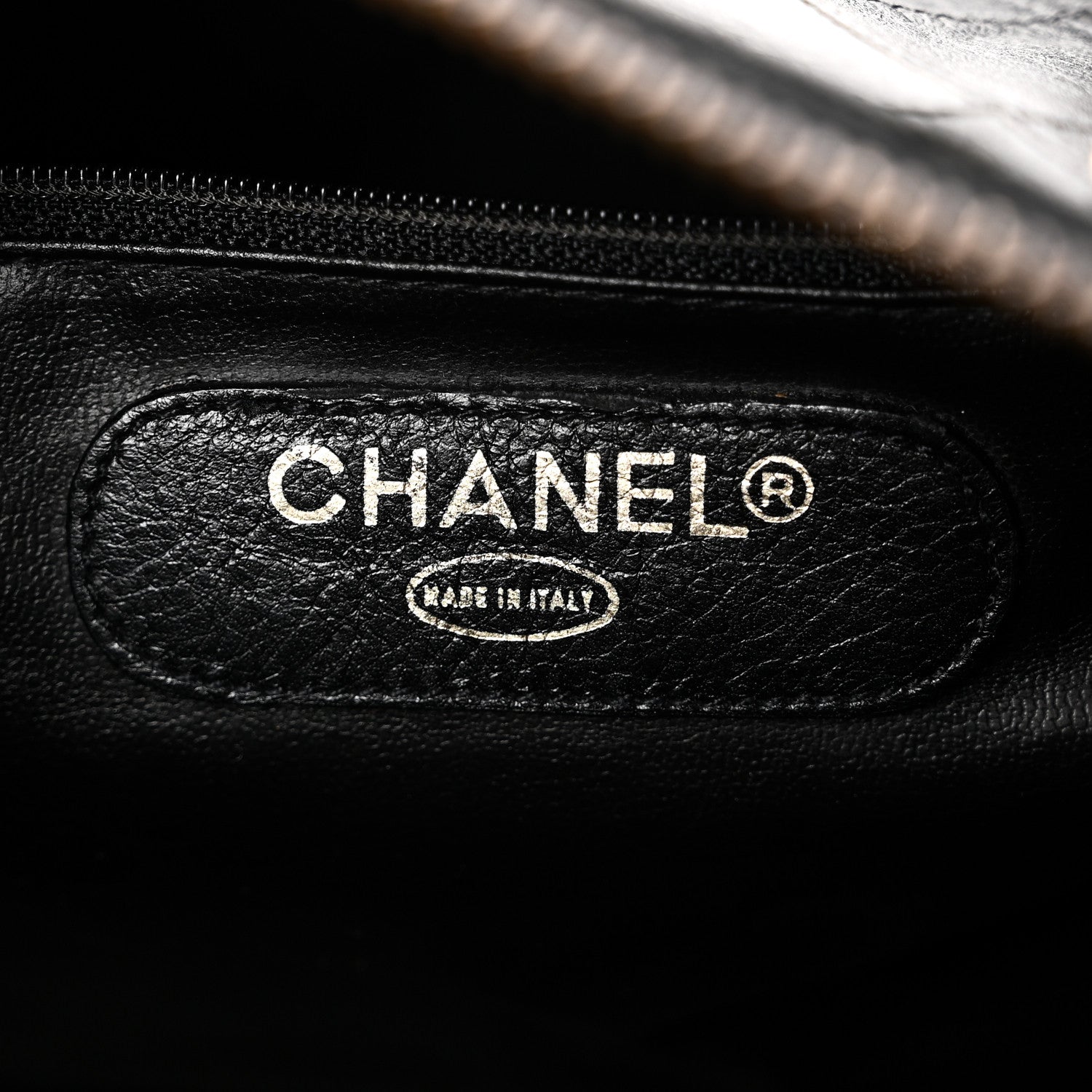 Chanel Calfskin Stitched Duffle Travel Bag Black 5 of 16