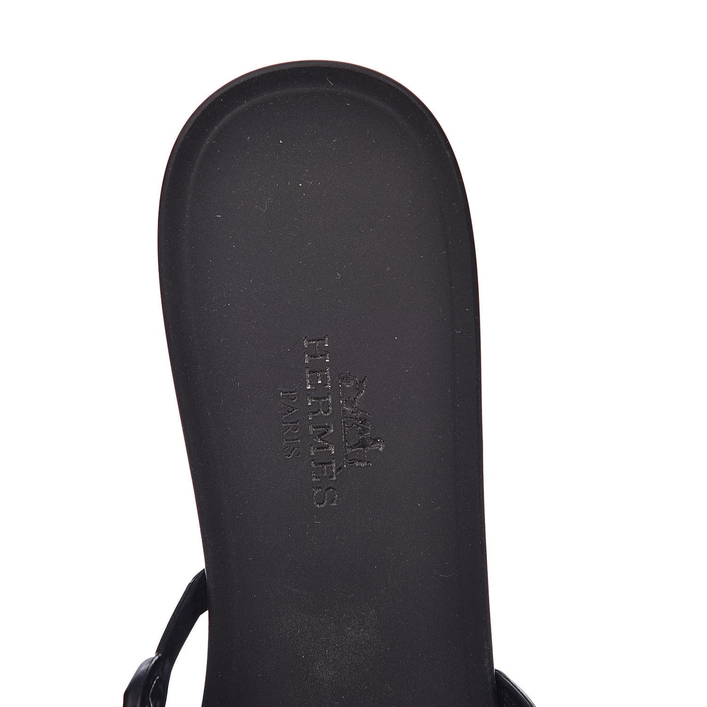 Rubber Chaine d'Ancre Rivage Sandals 37 Black