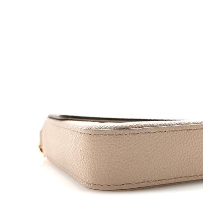Louis Vuitton Empreinte Monogram Giant Felicie Pochette Tourterelle Creme 9 of 11