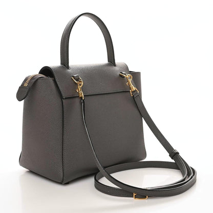 Celine Grained Calfskin Nano Belt Bag Grey 2 of 9