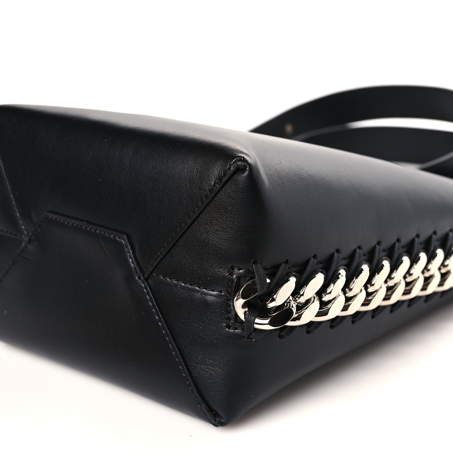 Stella McCartney Eco Alter Nappa Frayme Bucket Bag Black 8 of 9