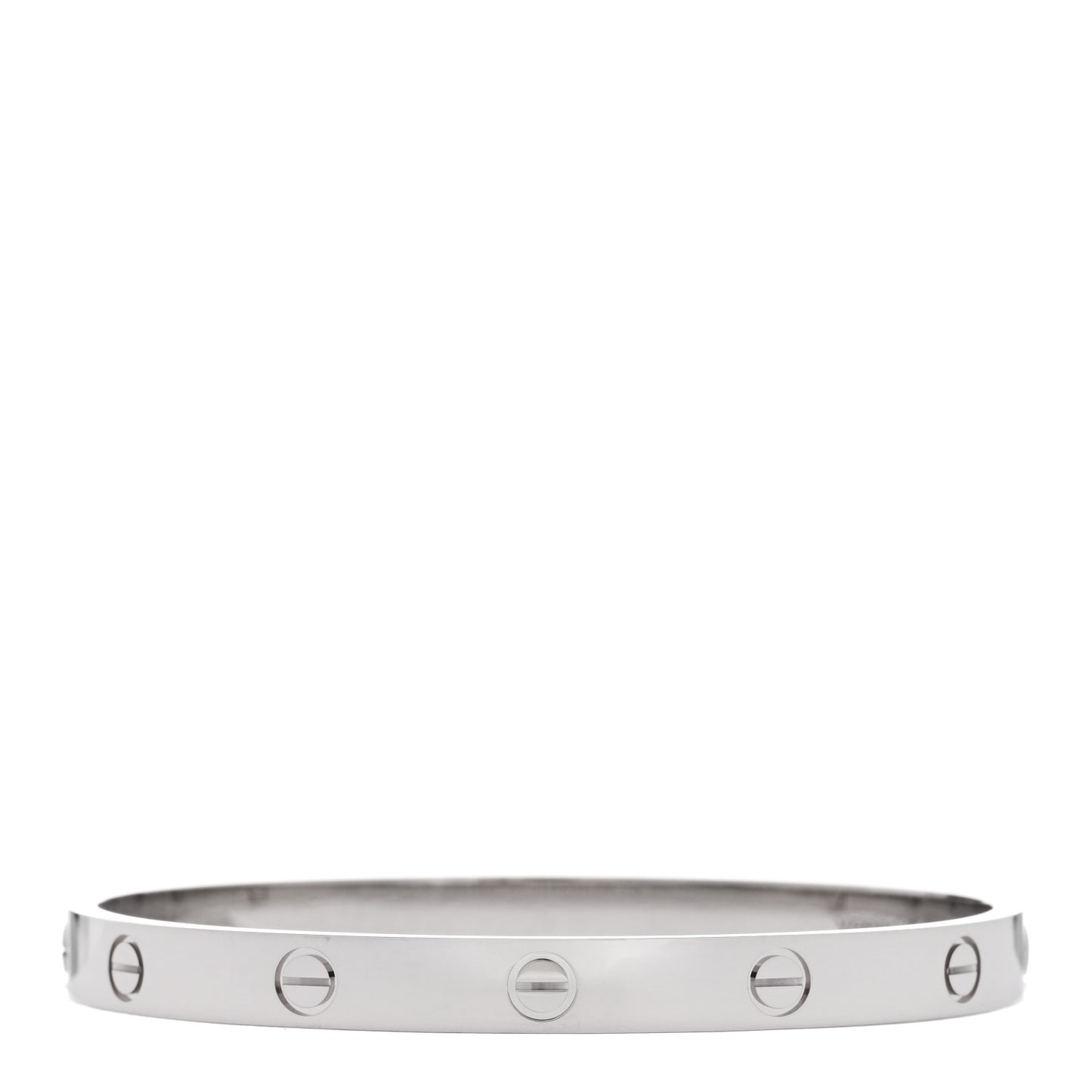 18K White Gold LOVE Bracelet 18