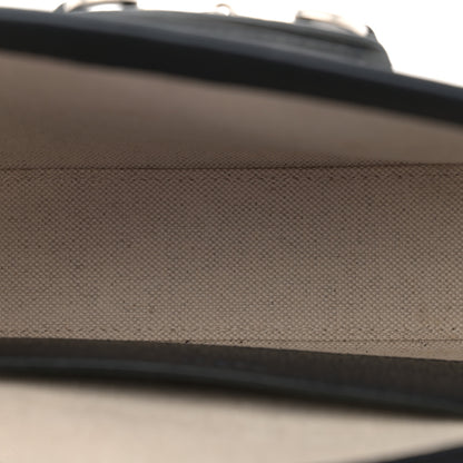 Gucci GG Supreme Monogram Textured Dollar Calfskin Web Mini Horsebit 1955 Shoulder Bag Beige Blue 5 of 11