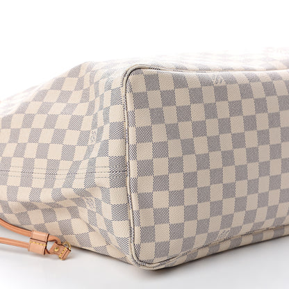 Louis Vuitton Damier Azur Neo Neverfull GM Rose Ballerine 8 of 9