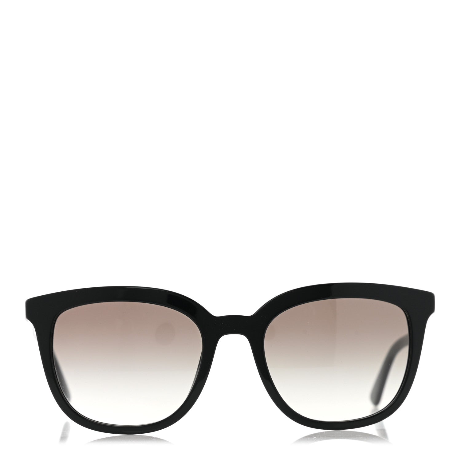 Prada Acetate Pillow Cat Eye Sunglasses SPR 03X Black 2 of 8