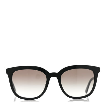 Prada Acetate Pillow Cat Eye Sunglasses SPR 03X Black 2 of 8