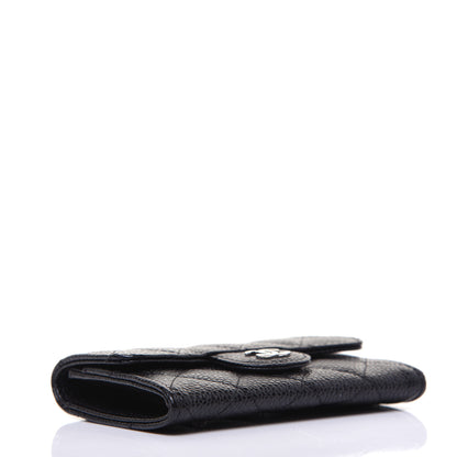 Chanel Caviar Quilted Flap Card Holder Black 4 of 11