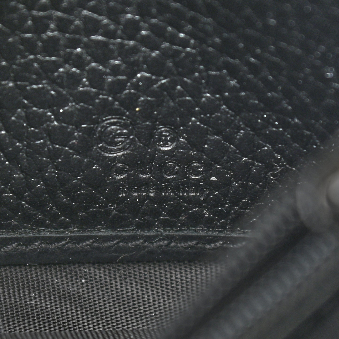 Dollar Calfskin Interlocking G Continental Wallet Black