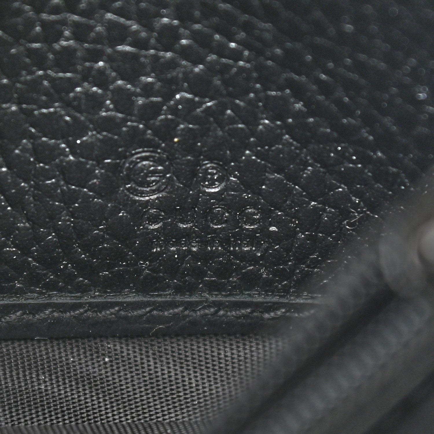 Gucci Dollar Calfskin Interlocking G Continental Wallet Black 7 of 8
