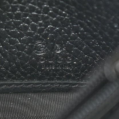 Gucci Dollar Calfskin Interlocking G Continental Wallet Black 7 of 8