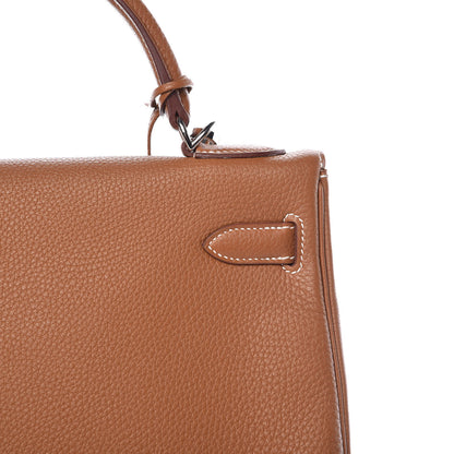 Hermes Togo Kelly Retourne 32 Gold 32 of 38