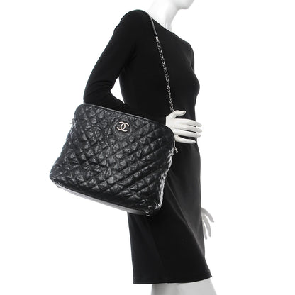 Chanel Caviar Quilted French Riviera Hobo Black 2 of 13