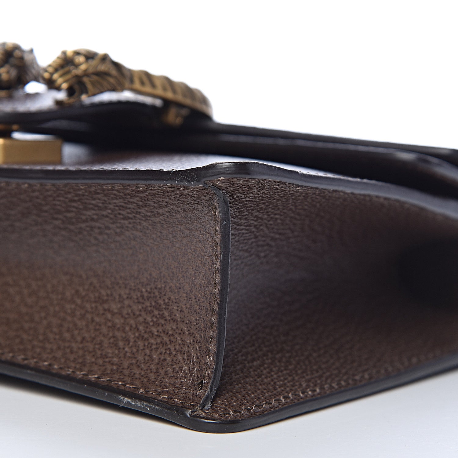 Gucci Textured Calfskin Web Mini Dionysus Shoulder Bag New Acero 10 of 10
