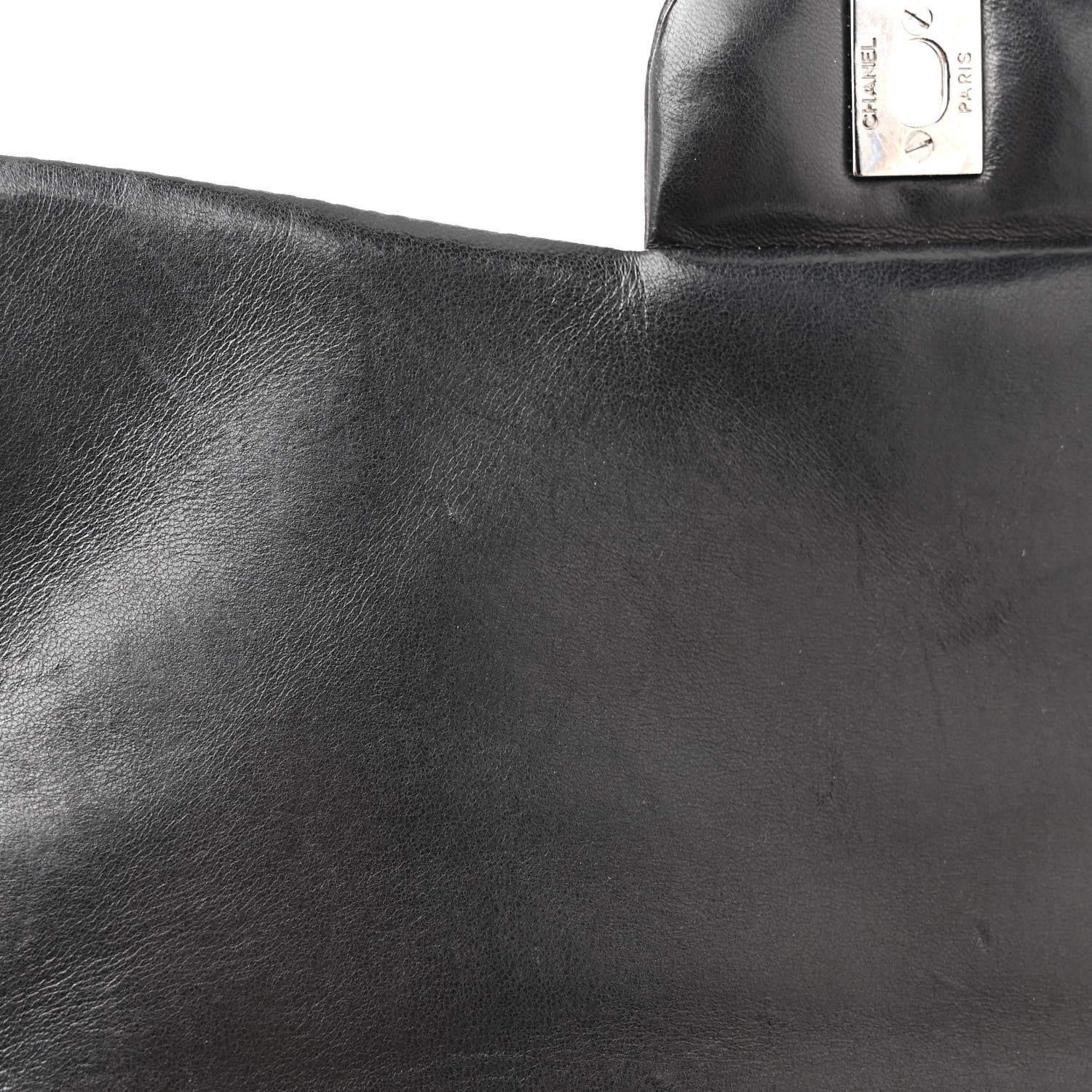 Chanel Lambskin Quilted Jumbo Single Flap Black 11 of 14