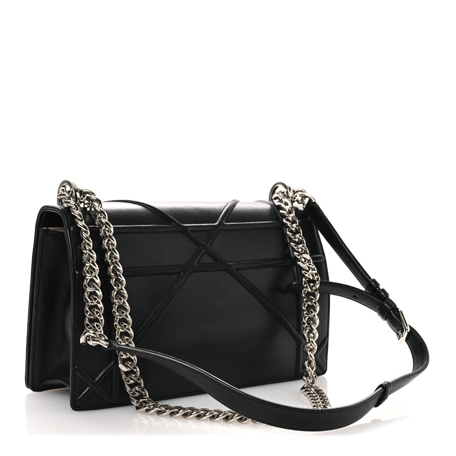 Christian Dior Lambskin Medium Diorama Flap Bag Black 3 of 14